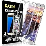 KATIN Galaxy S6 Edge Screen Protector - 3D TPU Screen Protector For Samsung Galaxy S6 Edge [Full Max Coverage] Case Friendly, Easy to Install, No-Bubble, 2-Pack