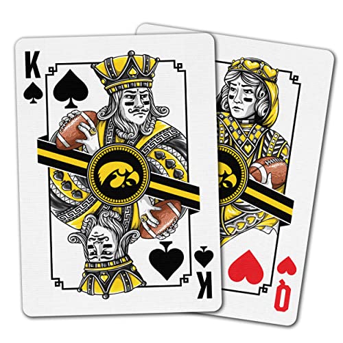 Image of YouTheFan NCAA Officially-Licensed Playing Cards - Original Artwork on All face Cards and Jokers - Team's Official Colors - Quality Linen Texture - Designed in The USA