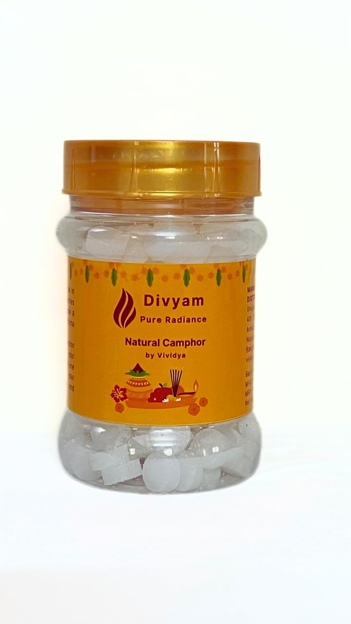 See full amazon price history chart for Divyam Premium Camphor Natural White Round Tablets, 100g Jar, Pack of 1, for Daily Aarti, Meditation and Aromatherapy Divyam Premium Camphor Natural White Round Tablets, 100g Jar, Pack of 1, for Daily Aarti, Meditation and Aromatherapy (B0D5W8Y655) Amazon Price History, Amazon Price Tracker