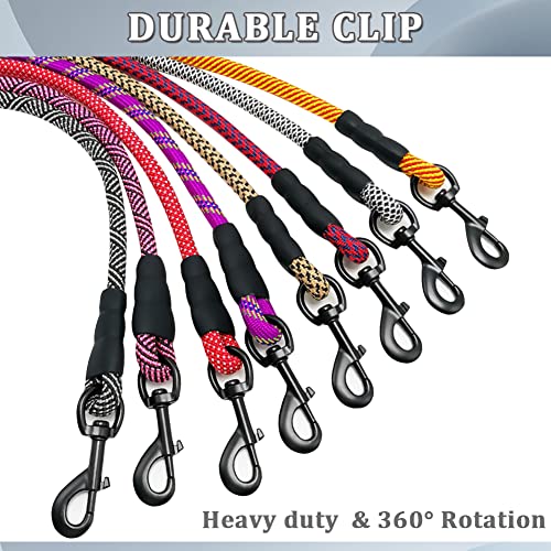 image for MayPaw Heavy Duty Rope Dog Leash, 3/4/5/6/7/8/10/12/15 FT Nylon Pet Le