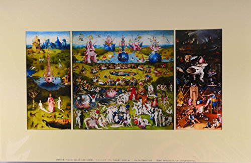 ヒエロニムス・ボス（ボッシュ）、【快楽の園】、希少豪華画集画、大判 ヒエロニムス・ボス（ボッシュ）、【快楽の園】、希少豪華画集画