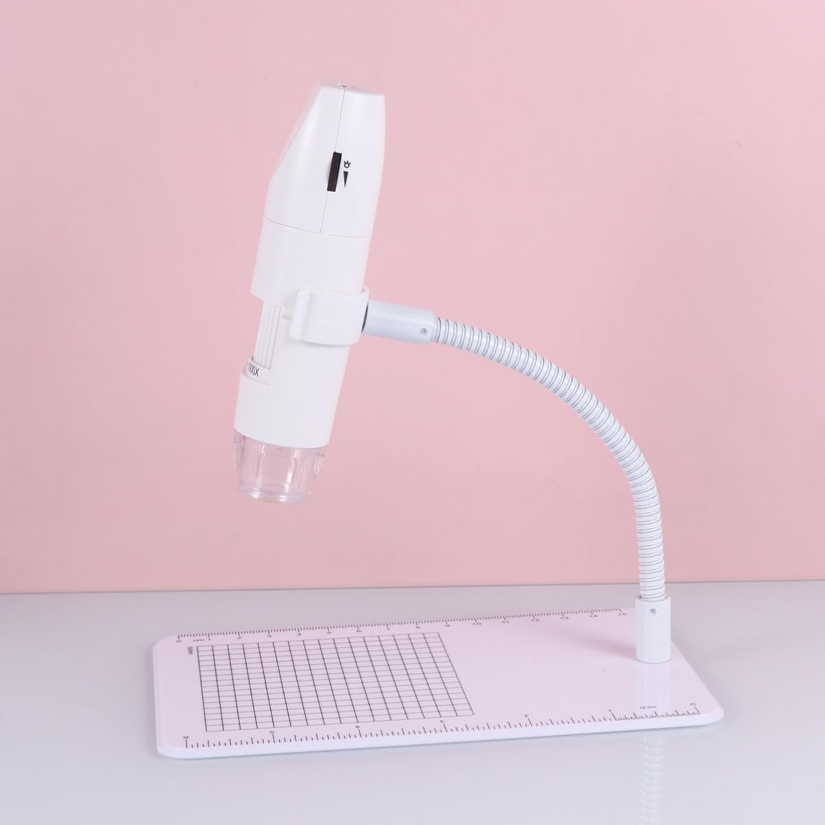 TEHAUX USB Mikroskop mit 1000-facher Vergrößerung Tragbares Digitales Handy Mikroskop Hochauflösend für Biologieunterricht Schmuck und Textilinspektion Weiß