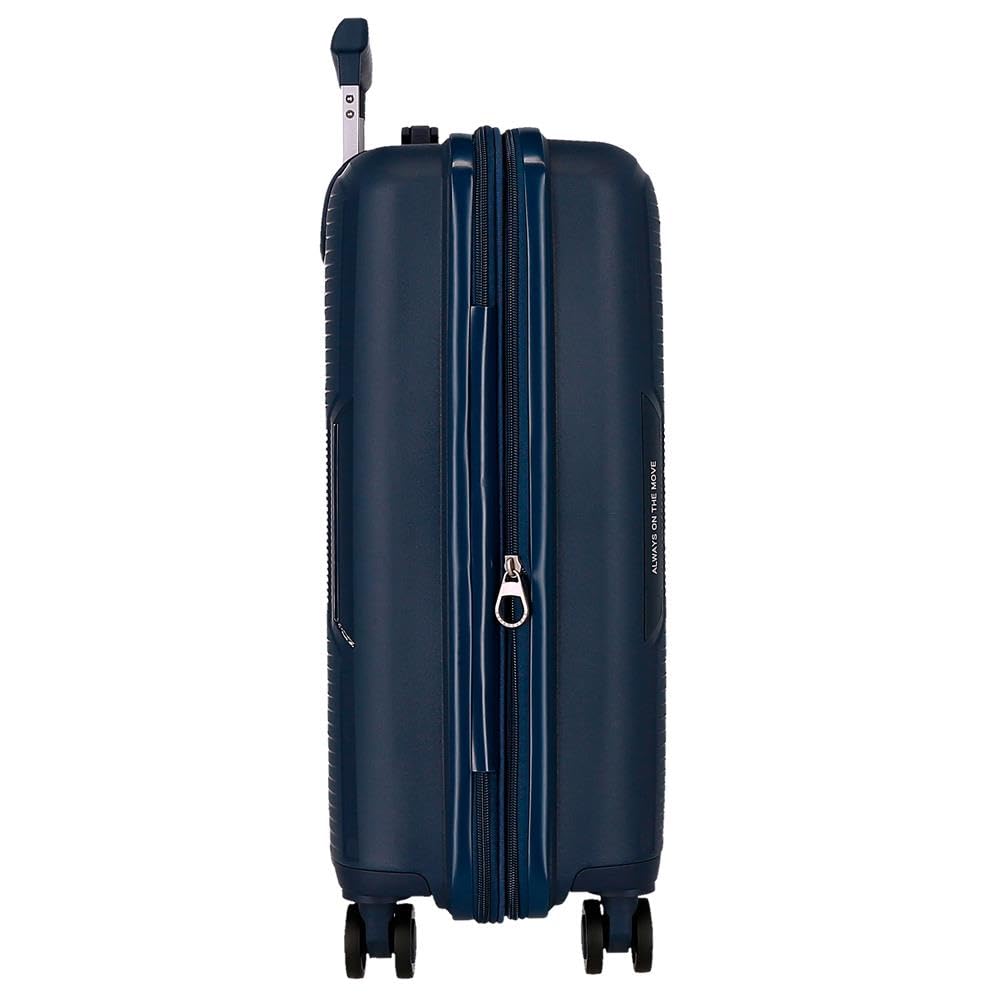 Movom Inari Maleta de Cabina, Equipaje, Interior con Dos Compartimentos, Fabricada en Polipropileno, un Material Resistente y Ligero, 4 Ruedas 360 Cierre TSA, De Joumma Bags