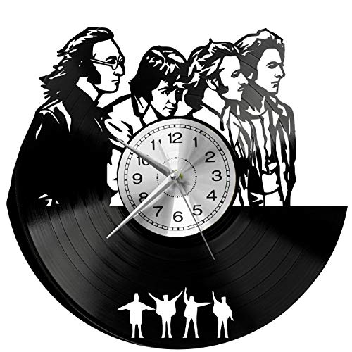 EVEVO Beatles Horloges Murales Disque Vinyle Disques Vinyliques Horloges Murales Vinyle Record Mur l’horloge Créatif… - Les Beatles, Paul McCartney, John Lennon, RIngo Starr, George Harrison EVEVO Beatles Horloges Murales Disque Vinyle Disques Vinyliques Horloges Murales Vinyle Record Mur l'horloge Créatif… – Image 5