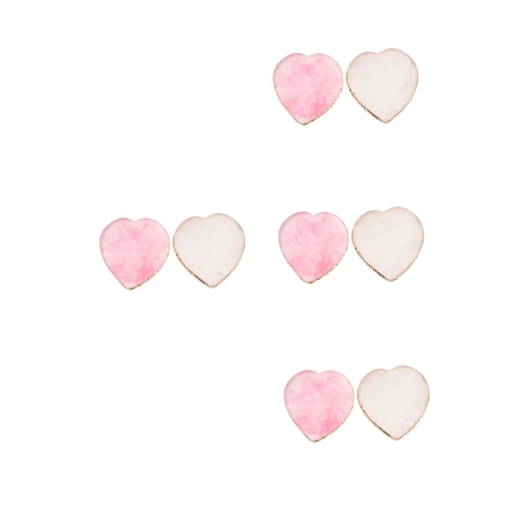 POPETPOP 8pièces Palette De Mélange De Couleurs Pour Présentoir Avec Cœurs Et Transparent Outil Pour Art Des Et Maquillage Cosmétique