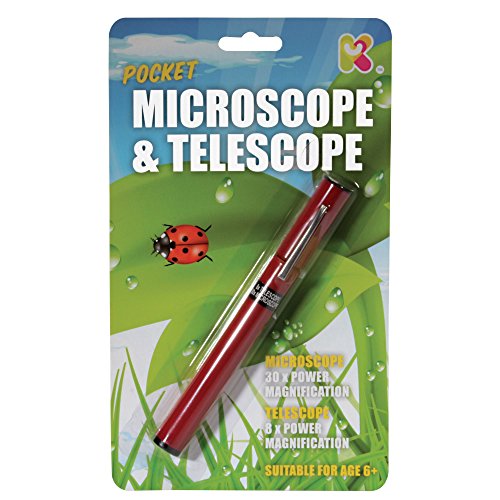 Keycraft 9700023 Telescopische en microscoop Pocket, meerkleurig