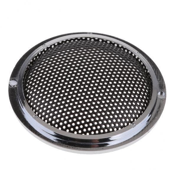 atorse 4x1 inch black treble speaker protective shell grille for loudspeaker