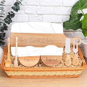 House Warming Gifts New Home, Gifts for New Homeowners, Gift Baskets for New House, First Home, Couples, Women,