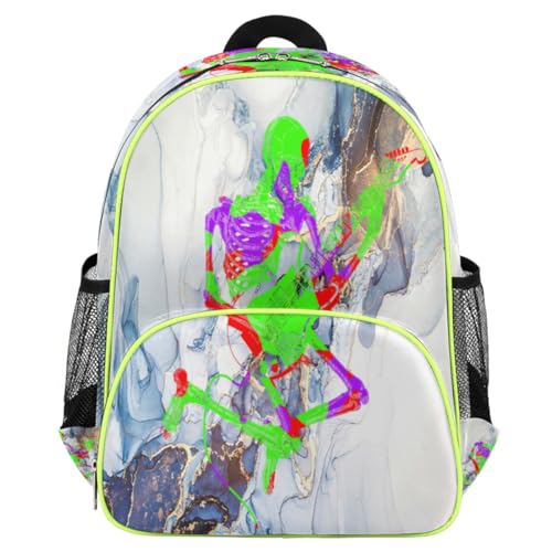 Sac à dos école maternelle marbré abstrait mignon pour enfant