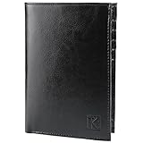  BEST-SELLER TK01 - Portefeuille cuir noir / Portefeuille homme / 15x11