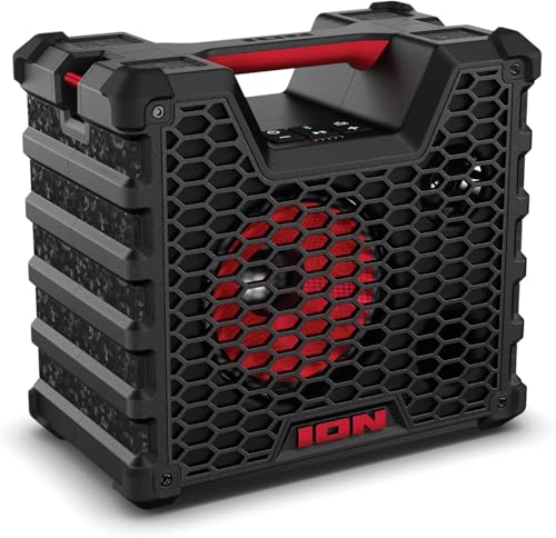 ION Audio Tailgater Tough - Rugged Portable All-Weather Wireless Bluetooth