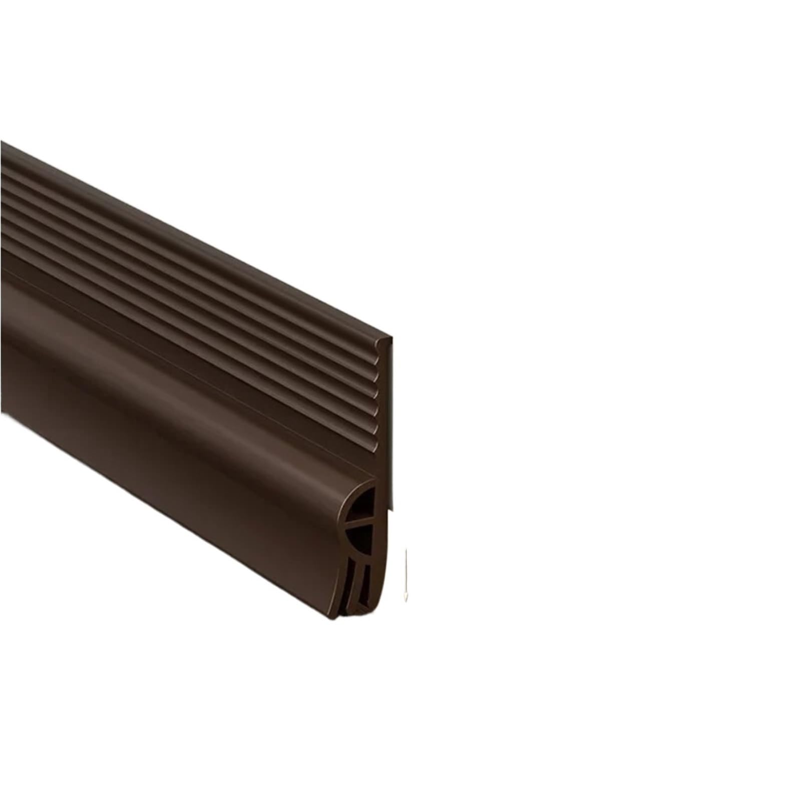 Ghhzml Brown 28Mm Door Bottom Seal Door Bottom Weatherstrip, 1M Windproof Seal(Brown 28Mm)
