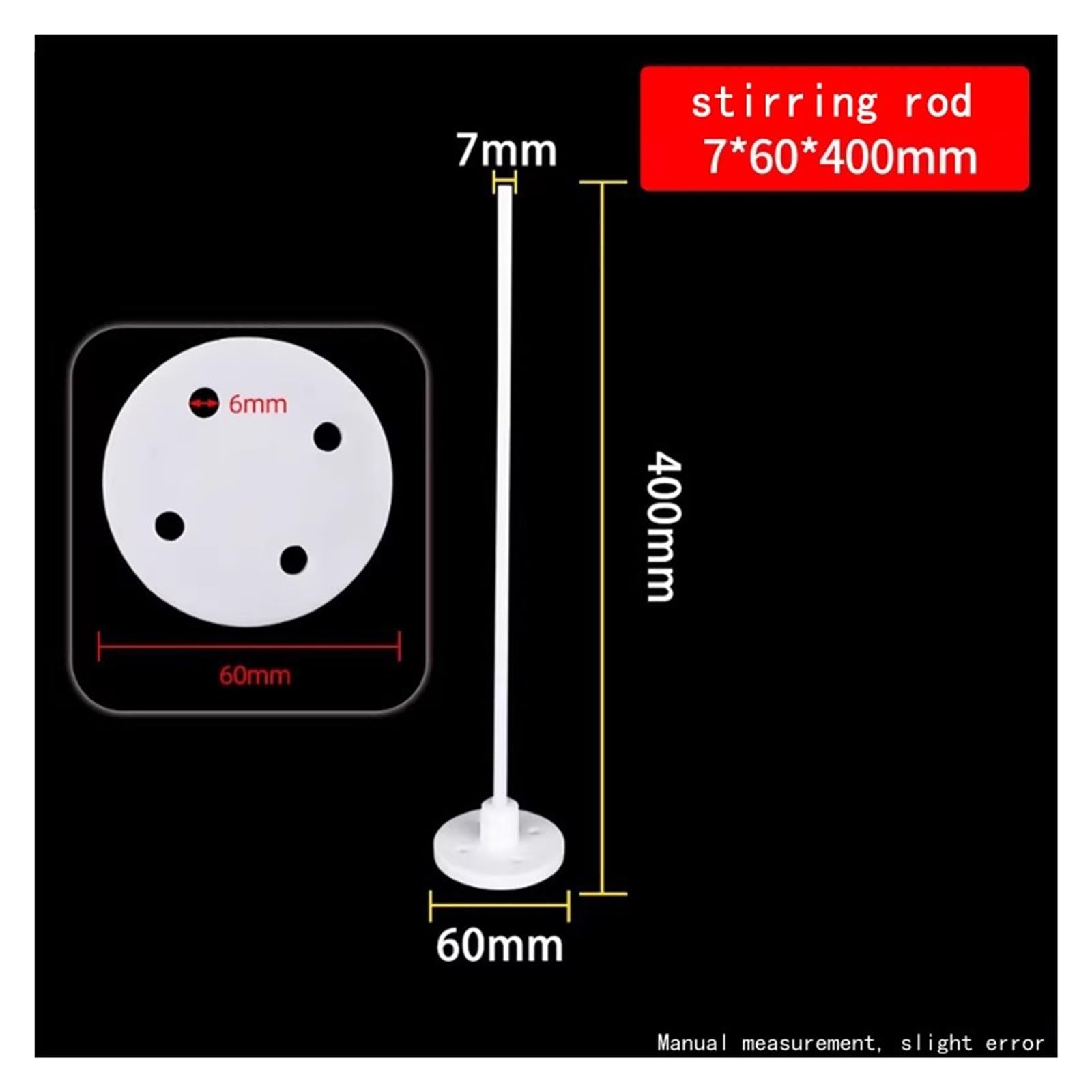 Lama di agitazione a residuo zero in PTFE