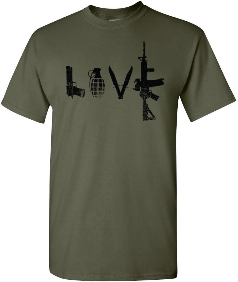 Gun Love T-Shirt AR15 Shirt Grenade Tee