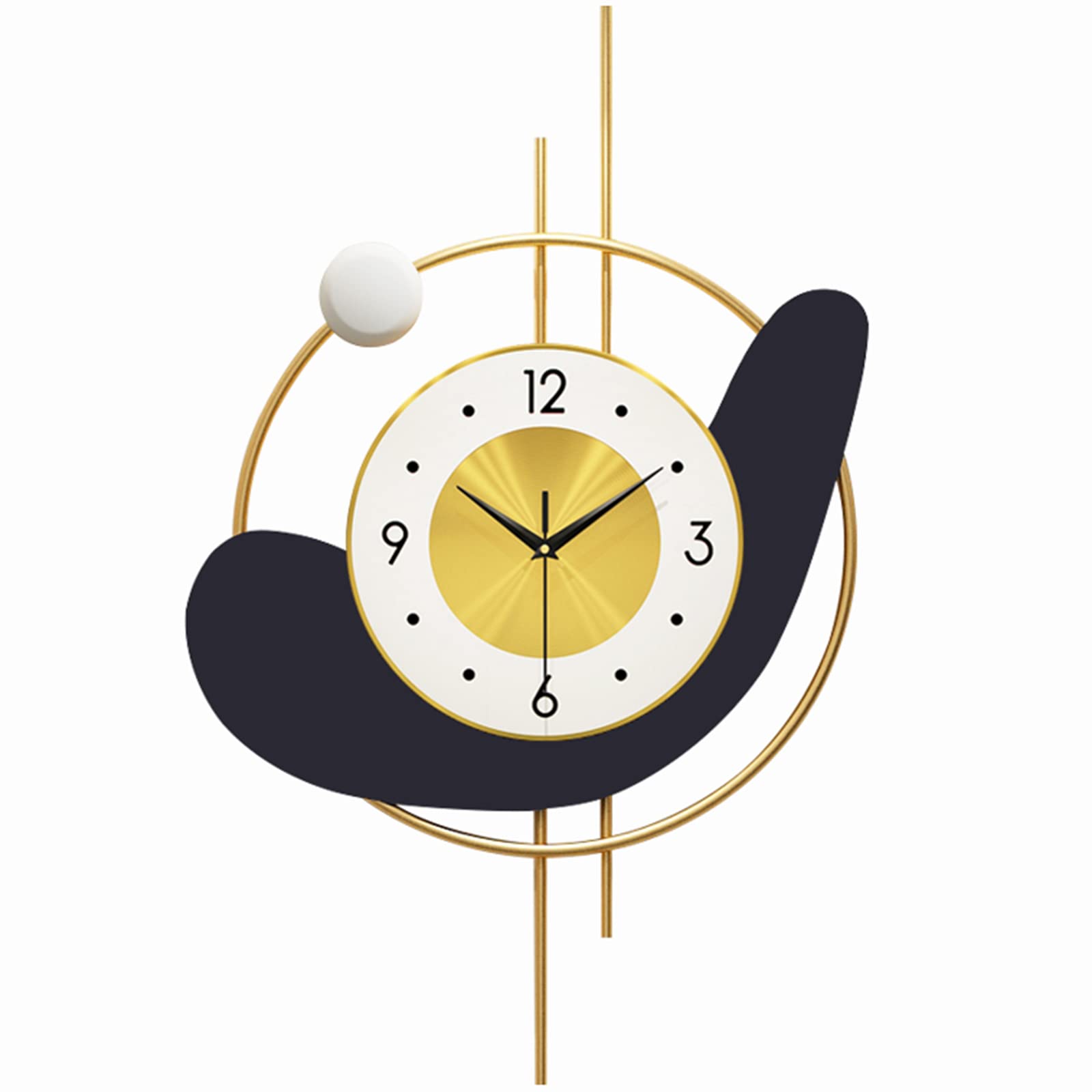 Amazon.com: EliteBloom Large Silent Decorative Wall Pendulum Clock
