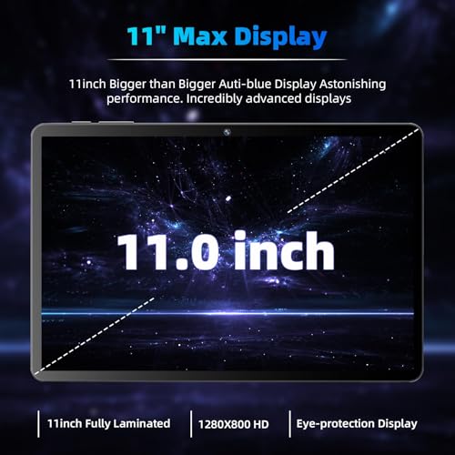 Image of COLORROOM 2026 Android16 Tablet 11inch, Face Unlock, 18W Fast Charging,Blue