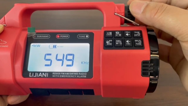 Amazon.co.jp: 5000mah大容量RD908防災ラジオ短波SW/AM/ワイドFM対応
