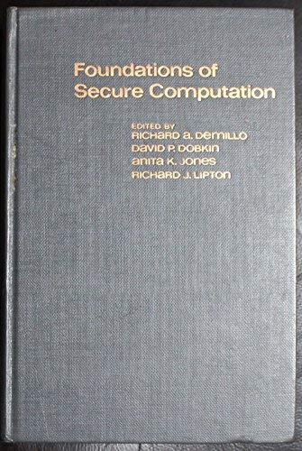 Buy Foundations of Secure Computation — BookShops.in
