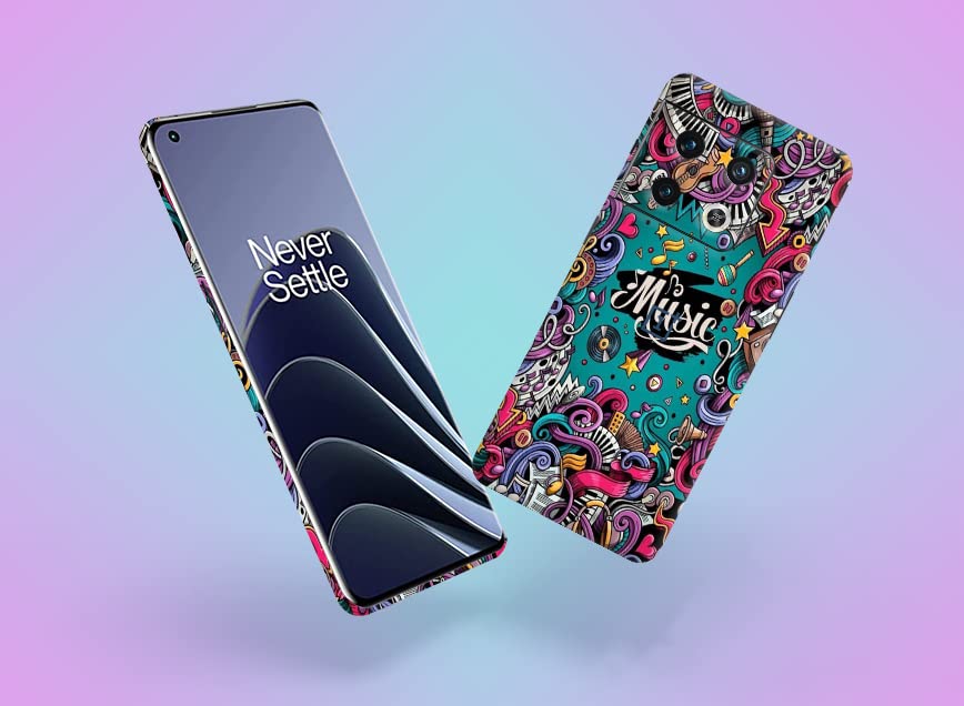 Image of Music Skin Back Protector Film Ultra Thin Scratch Resistant Vinyl (Not Case and Cover) for OnePlus 10 Pro 5G
