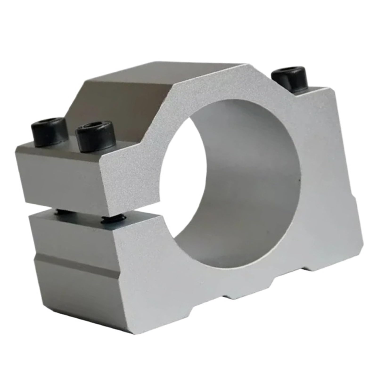 Lyvqzpwlr 65-80X25mm Spindle Clamp， Cnc Spindle Motor Clamp， Cnc Router Milling Machine Aluminum Spindle Motor Mounting Bracket Clamp 52,57,65,80Mm(65-80X25mm)