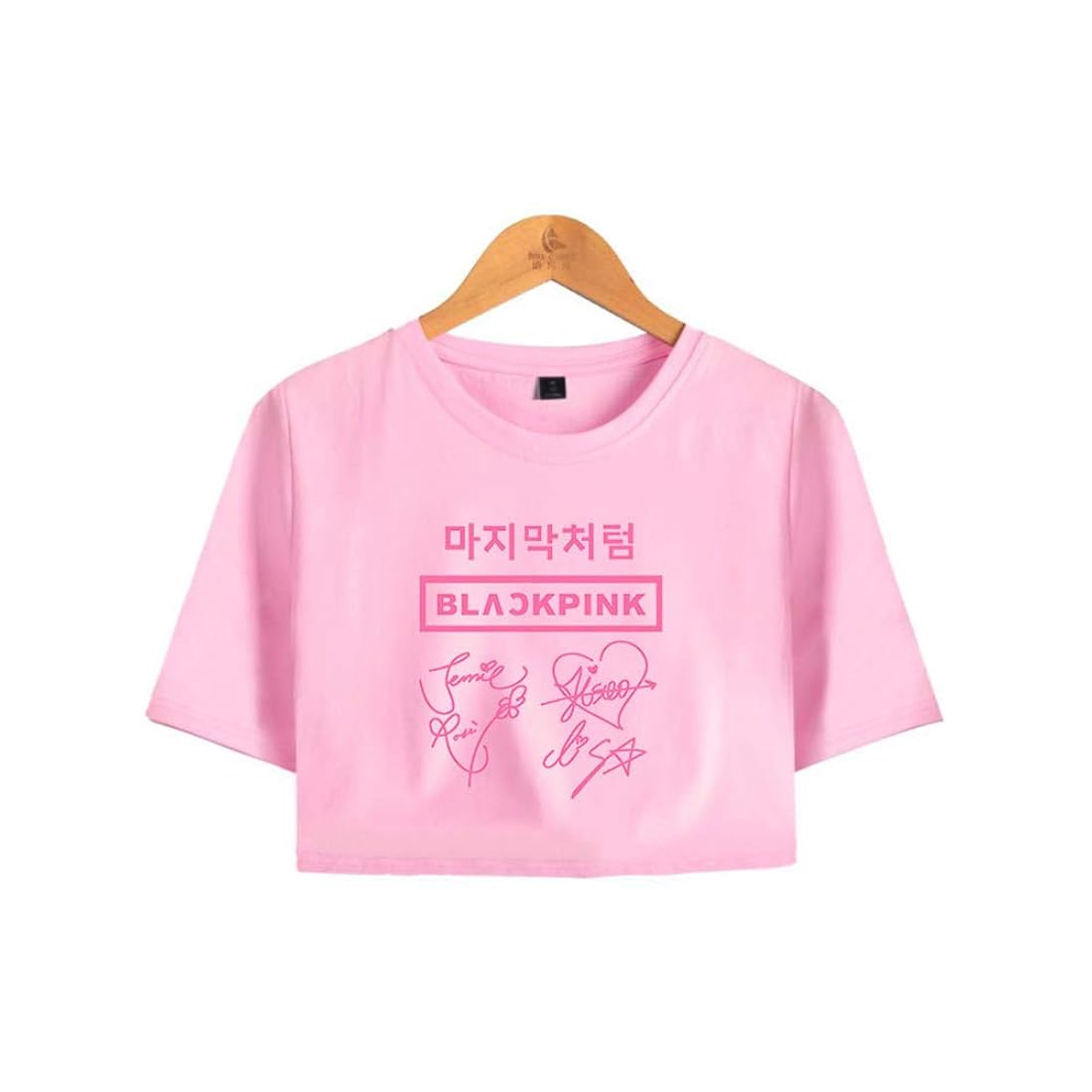 Buy paloli Kpop Blackpink Tshirt 2019 Crop Top Jennie Jisoo