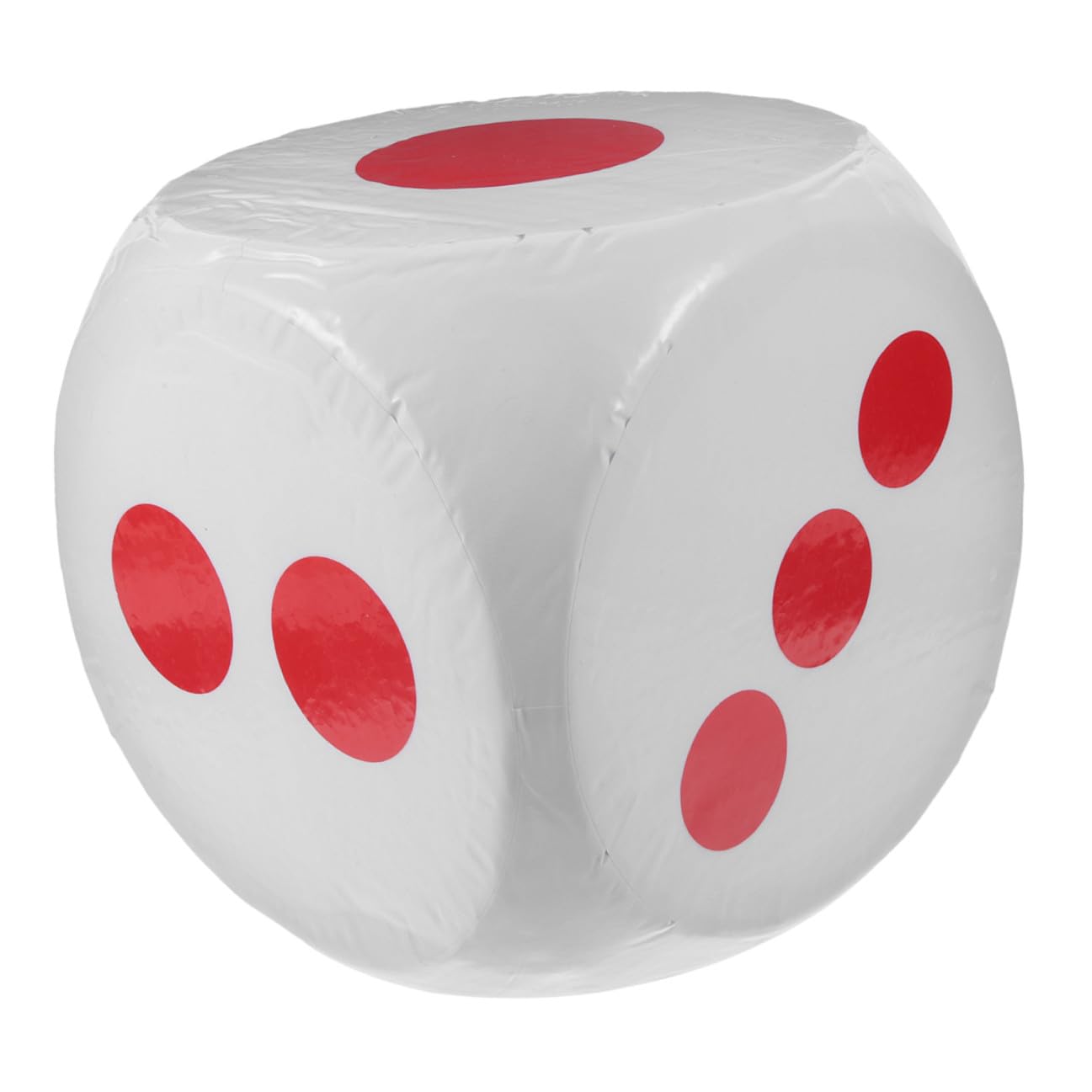 Grande Dado in Schiuma EVA 30cm, 1 Pezzo, Cubico per Lezioni | Superficie Bianca, Robusto e Portatile, per Feste, Attività Scolastiche, Gruppi