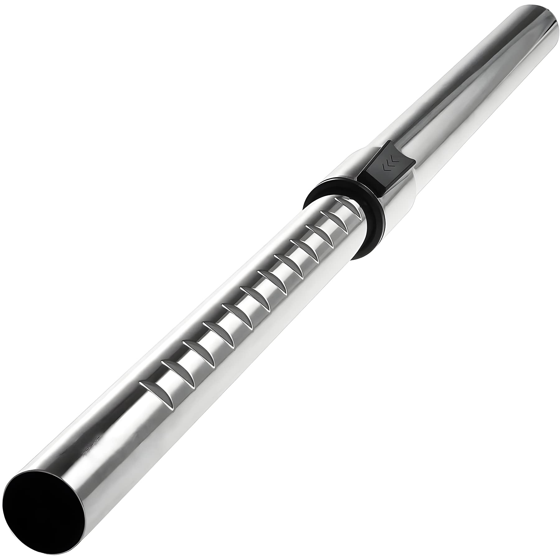 Retoo Silver, Black Replacement Telescopic Tube Suitable For Various Vacuum Cleaners, Steel, 32 Mm Universal Suction Tube, Click Function, Suitable For Aeg, Clatronic, Electrolux, De'longhi, Hoover, Rowenta,