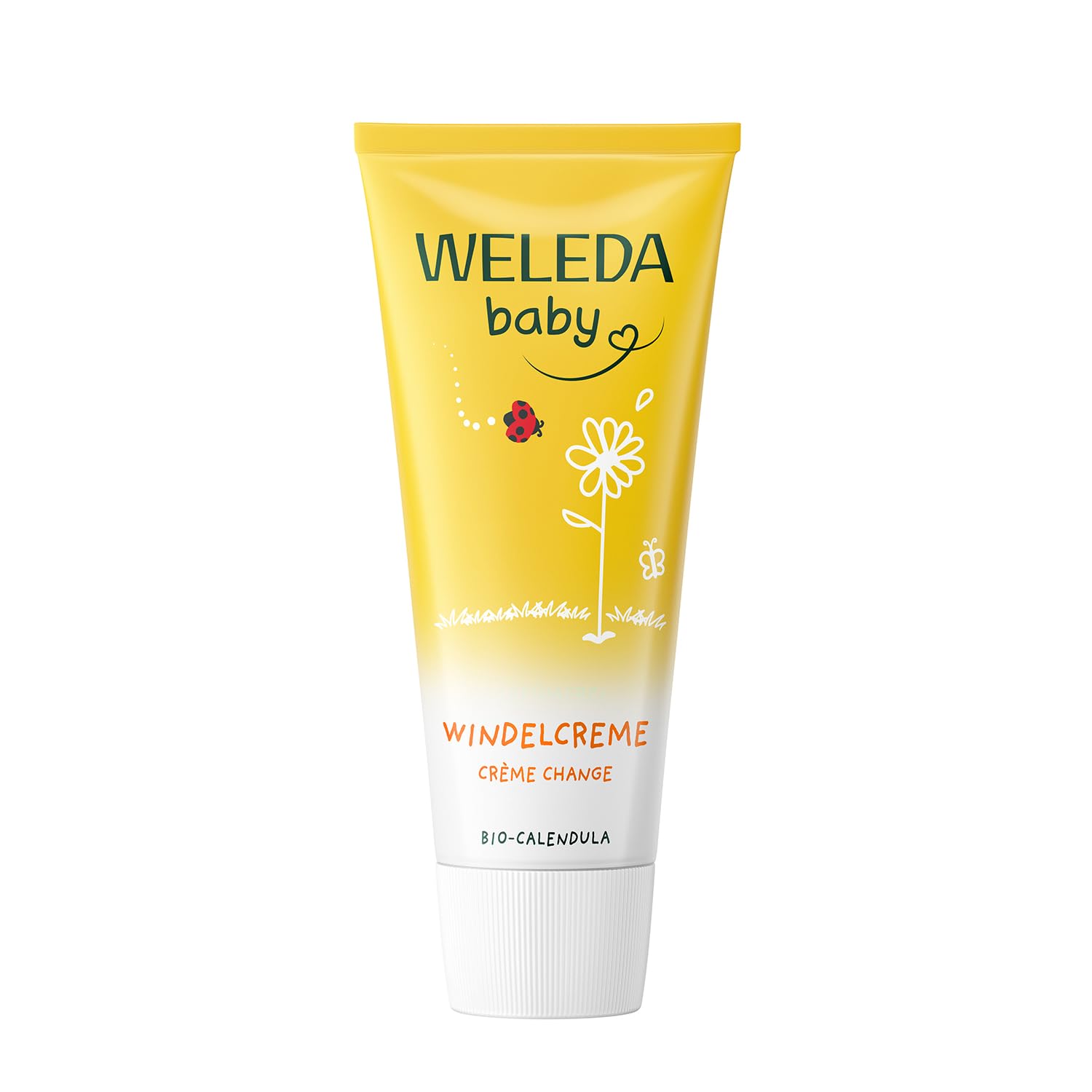 Weleda Baby Calendula Nappy Cream 75 ml with Zinc Oxide & Lanolin