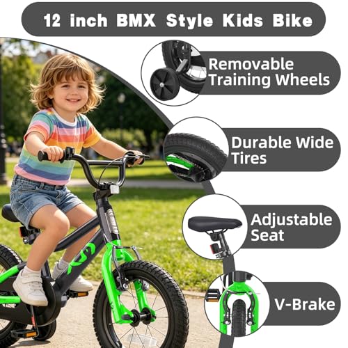 Image of XJD 12 14 16 inch Kids Bike BMX Style Bicycle for 3-10 Years Old