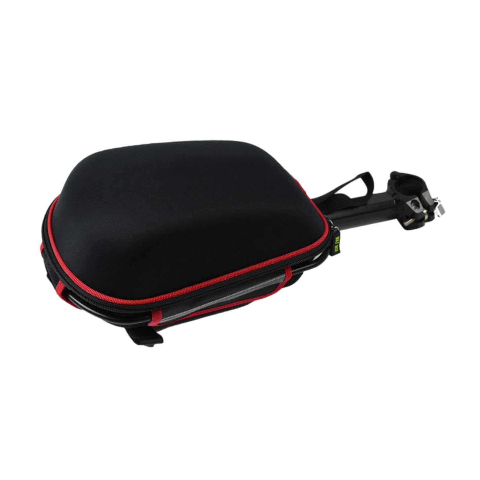 Colaxi Bike Rear Rack Bag Pannier Storage Multipurpose Large Capacity Bicycle Trunk Bag Rear Rack for Outdoor Grocery Traveling, Black Red