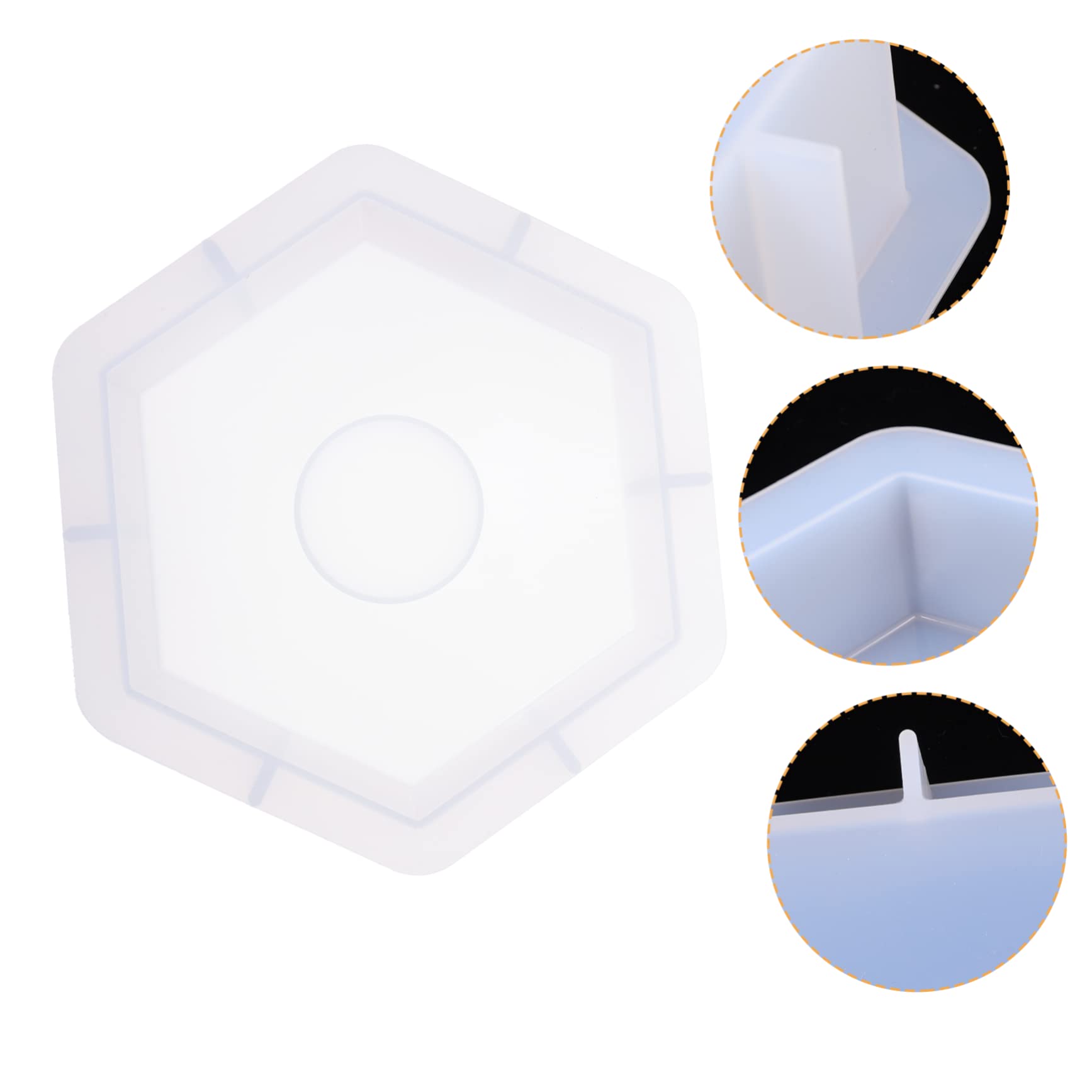 NUOBESTY 3pezzi Stampo Silicone Per Orologio Mold Per Creazioni Artistiche Epossidica Flessibile e Durevole Per Artigianato e Regali Creativi