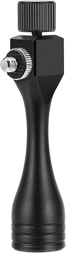 Adaptador de trípode binocular de rosca de 14-20 pulgadas, adaptador de liberación rápida para fijar prismáticos a un trípode desmontable (negro)