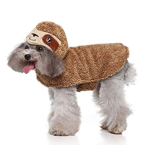 Disfraz para perro y gato talla S, diseño perezoso miniatura 5