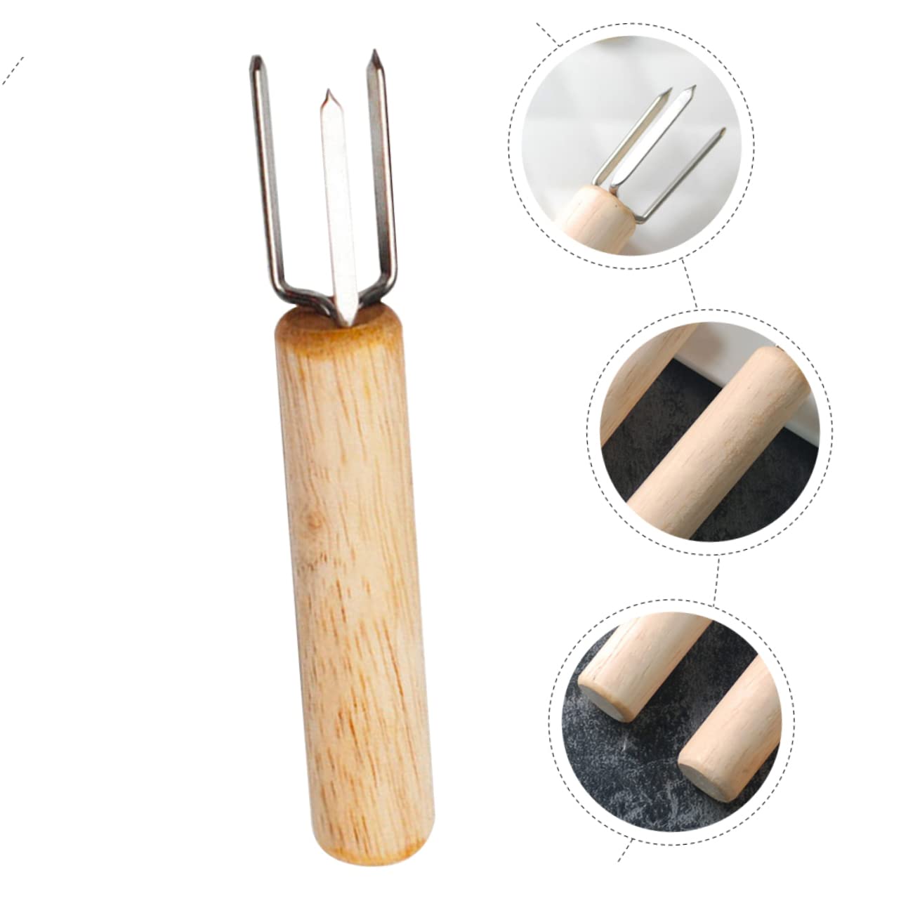 Zerodeko 30pezzi Forchette Per Acciaio Inossidabile Accessori Bbq Pratici e Riutilizzabili Per Grigliate Picnic e Facil Usare Trasportare