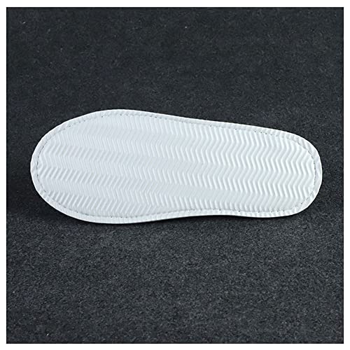 Chaussons pliables pour invités solution hygiénique et antidérapante en coton doux