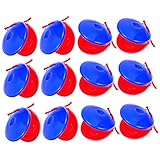 GETAJGHSD 12個フィンガーカスタネット 小型軽量 リズムおもちゃ 子供用音楽楽器 手のひら 操作簡単 音楽教育やイベントに