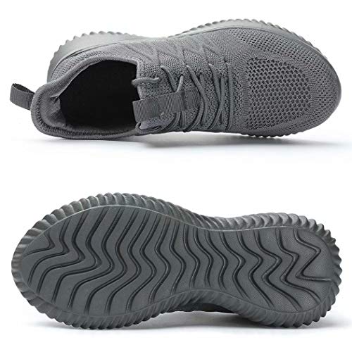 Image of Zapatos de Mujer Womens Ladies Walking Running Shoes Slip On Lightweight Casual Tennis Sneakers Clothes Shoes Dark /Grey