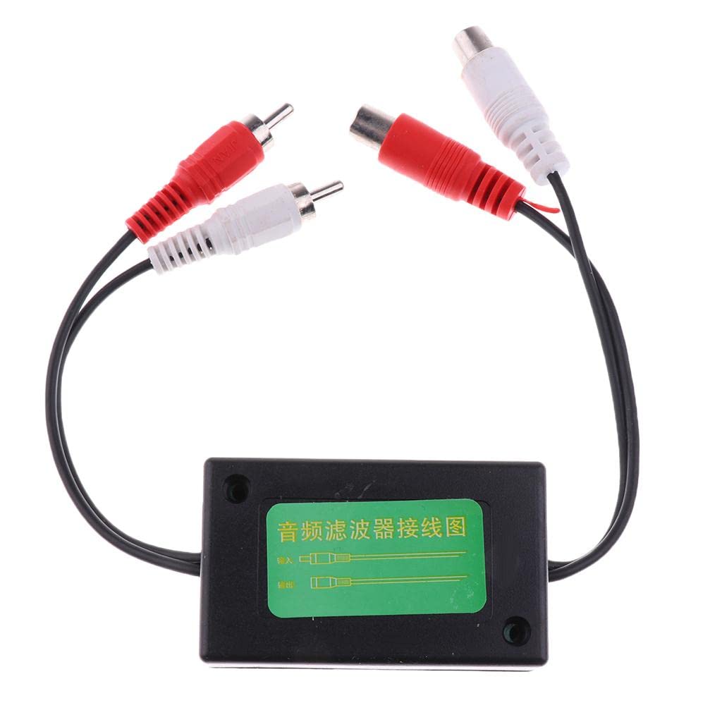 MYADDICTION Universal Car 2 RCA to 2 RCA Stereo Ground Loop Isolator Audio Filter 2-Channel Consumer Electronics | Vehicle Electronics & GPS | Car Audio & Video Installation | Interconnect Cables