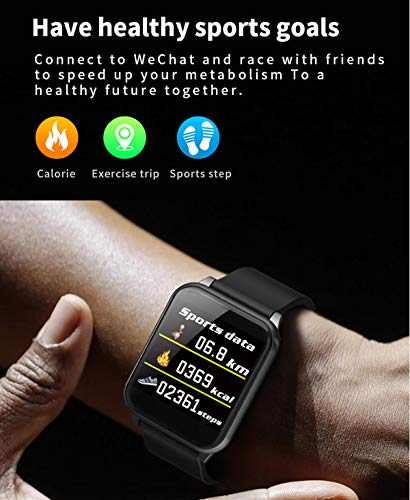 Fitness Tracker Heart Rate Monitor Blood Pressure Smart Watches for Android iOS Pedometer Activity Tracker Watch