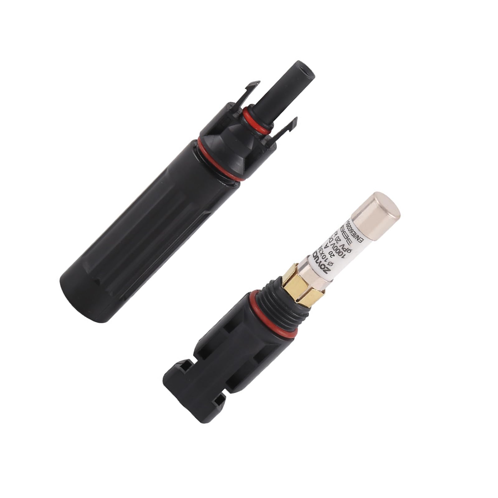 Hzbb 20A High-Temp Link, Housing & Quick-Release For Solar Panel Circuits Erosion Resistant Fuses