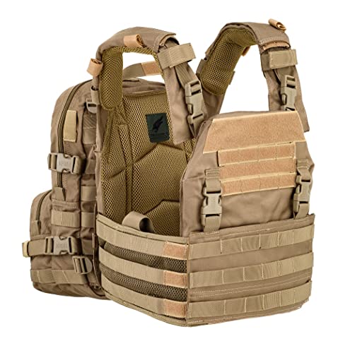 DEFCON 5 Defcon 5 Jacket BAV21 Plate Carrier Tattico + Zaino (Coyote Tan)