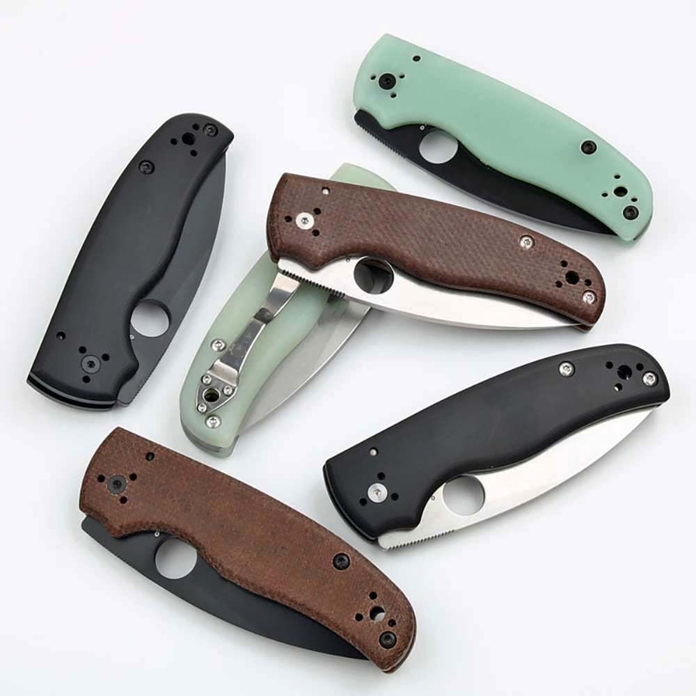 Outdoor Messer Survival Tragbar Taschenmesser Aus Edelstahl S30V, Leicht Schwarz G10 klappmesser, Handliches Handwerkzeuge, Camper Jagdmesser taktische messer, Praktisch Messer EDC mit Taschenclip