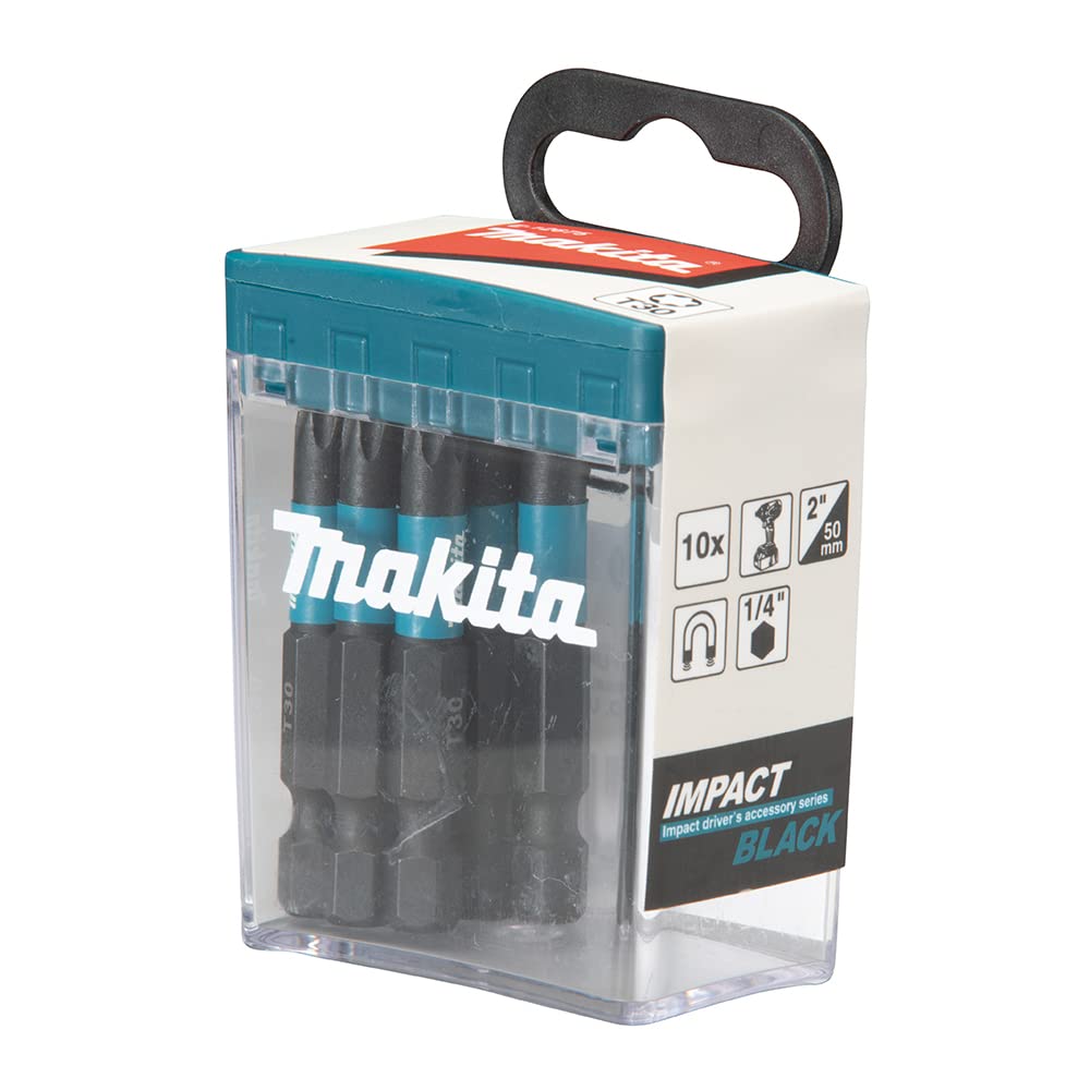 Makita E-12675 Impact Black T30-50 E-Form Flip Top Case 10 Pieces, Variety Pack - Image 4