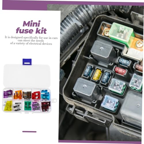 Luxshiny 50pcs Auto Car Fuse Set Automotive Kit Mini Fuse Kit Rv Supplies Motorhome Accessories miniatura 4