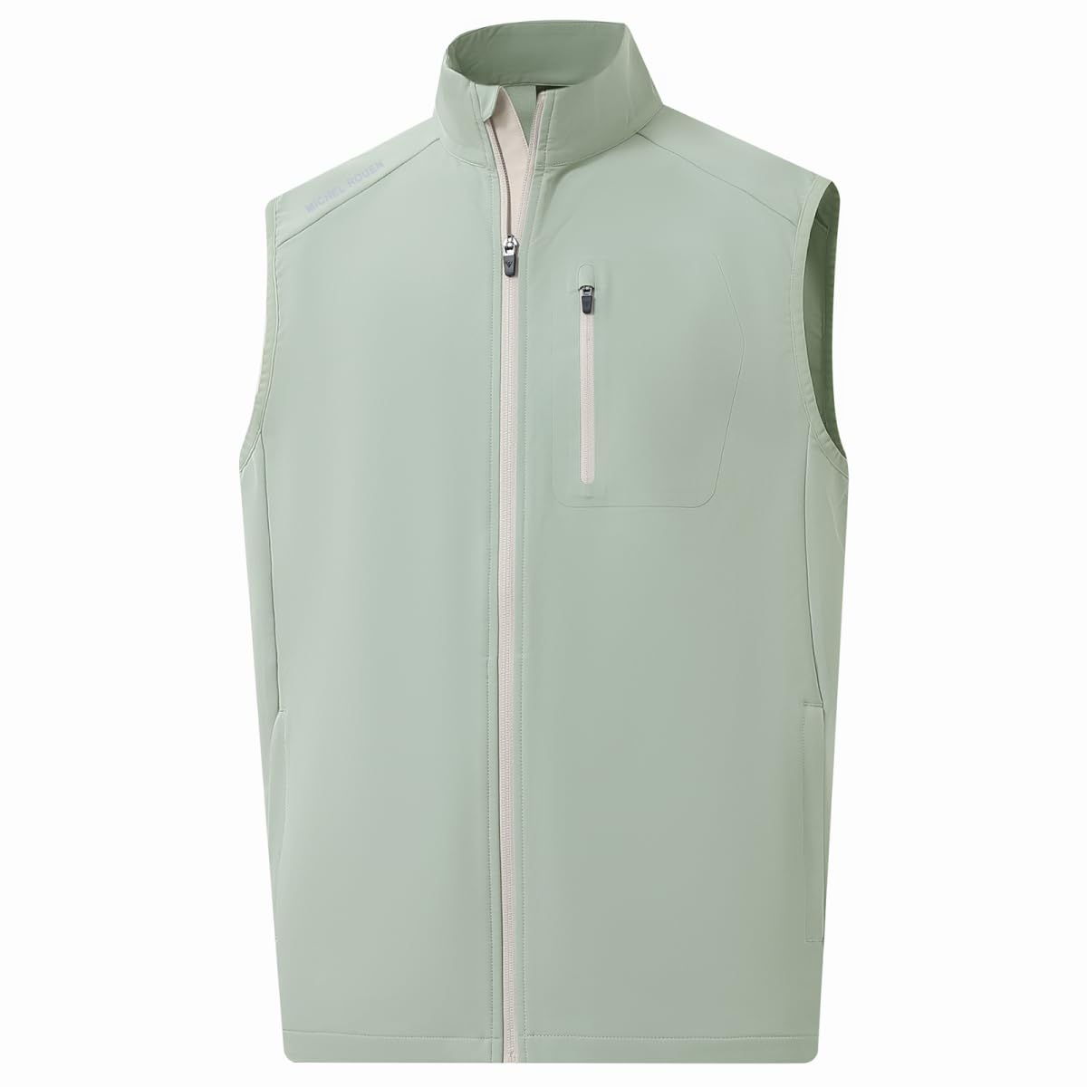 Rouen Mens Vests Outerwear Performance Lightweight Sleeveless Jacket Windproof Softshell Vests Sports Golf Vest for Men