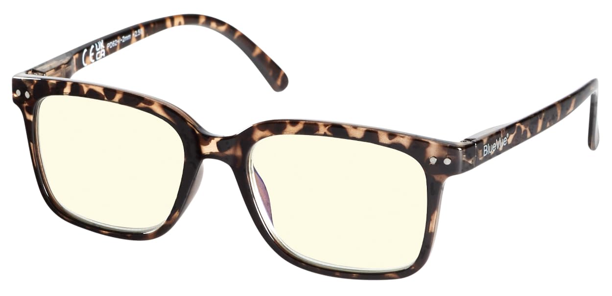 Remaldi Harrow Blue Vue Screen Reading Glasses, Tortoise 3.00