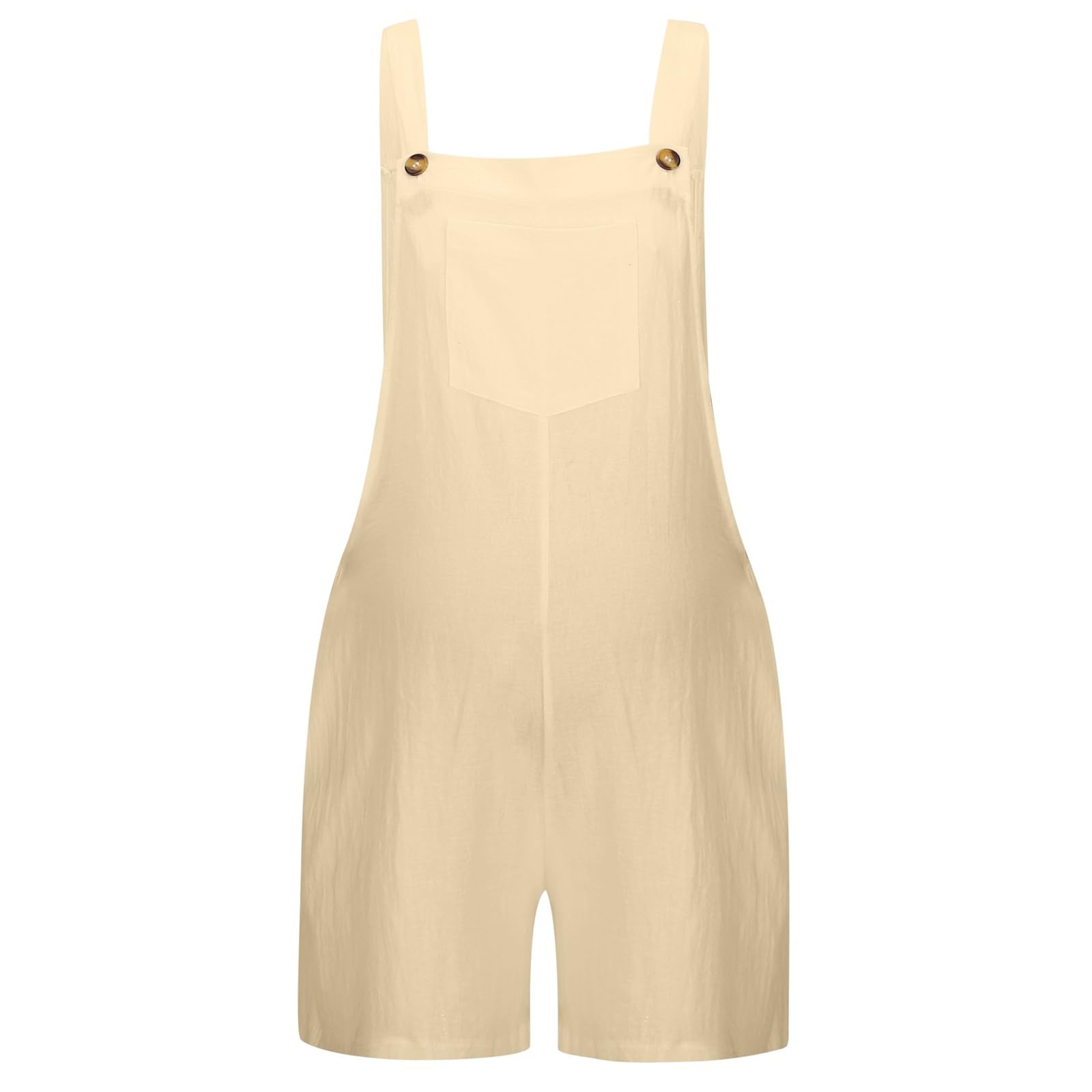 Generisch Latzhose Schwangerschaft Kurz Damen Umstands Jumpsuit Lose Baumwolle Overalls Sommer