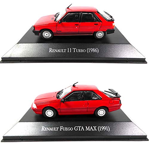 OPO 10 - Lot de 2 Voitures 1/43 : Renault 11 + Fuego GTA Max / R11 (AQV1+11)