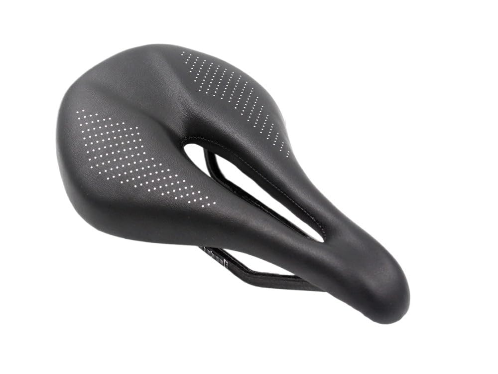 Sella Bici Sella in fibra di Pu+carbonio for bici da strada Mtb Mountain Bike for bicicletta uomo ciclismo Trail Comfort Races Seat