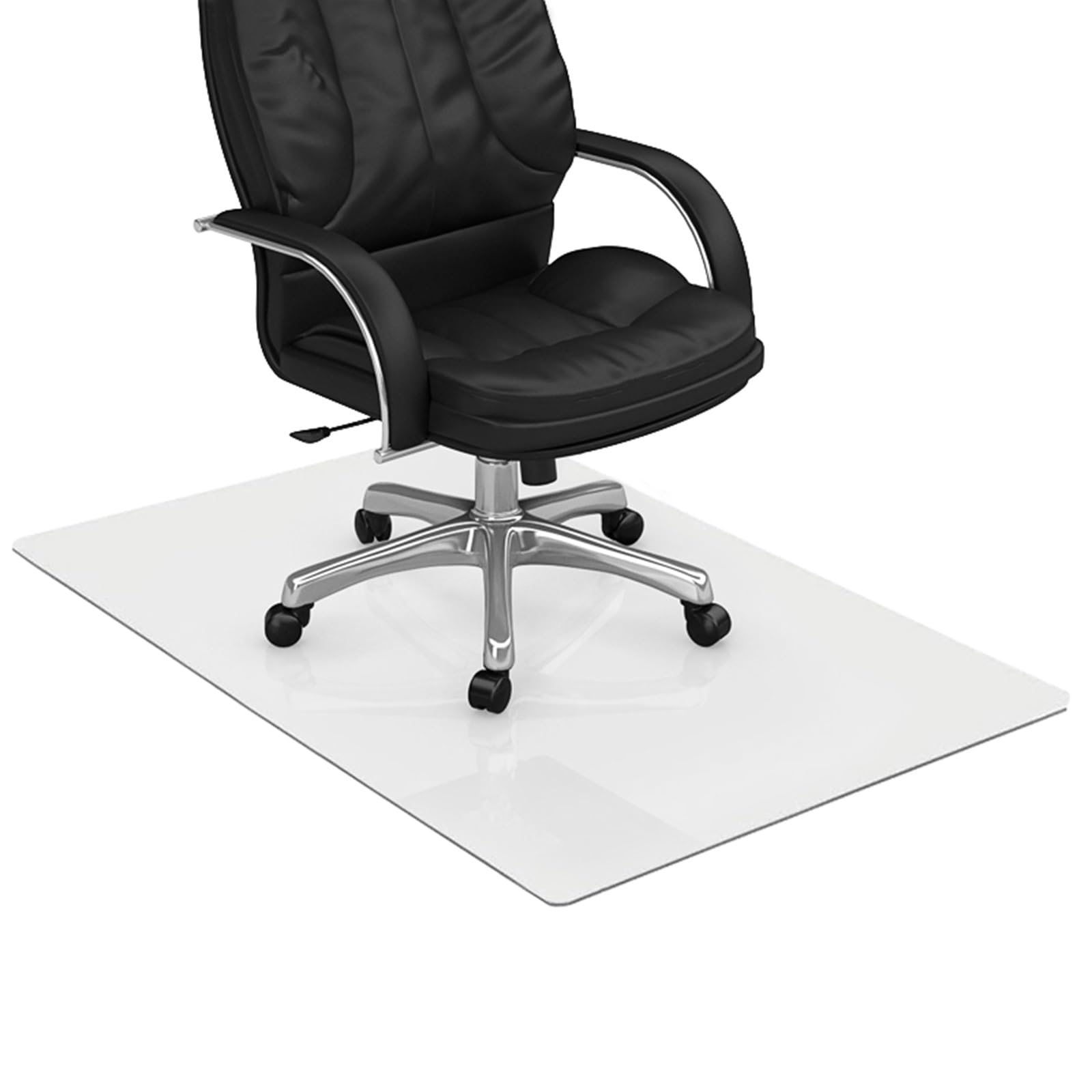 Transparent Clear Office Chair Mat 1mm PVC Hard Floor Chair Mats Office Home Floor Protection Mat for Wood